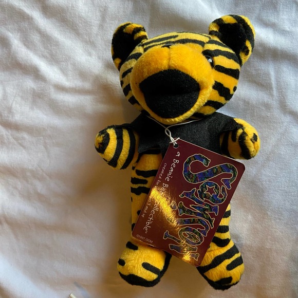 Grateful Dead Samson Bear Bean Liquid Blue Collectibles Vintage Rtd NewOld Stock - Picture 1 of 8